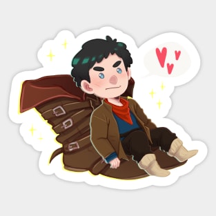 Merlin’s boots Sticker